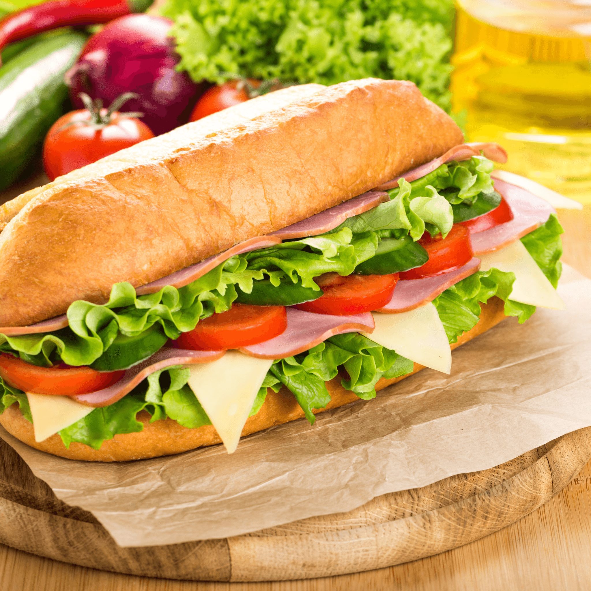 Classic breakfast sandwich.