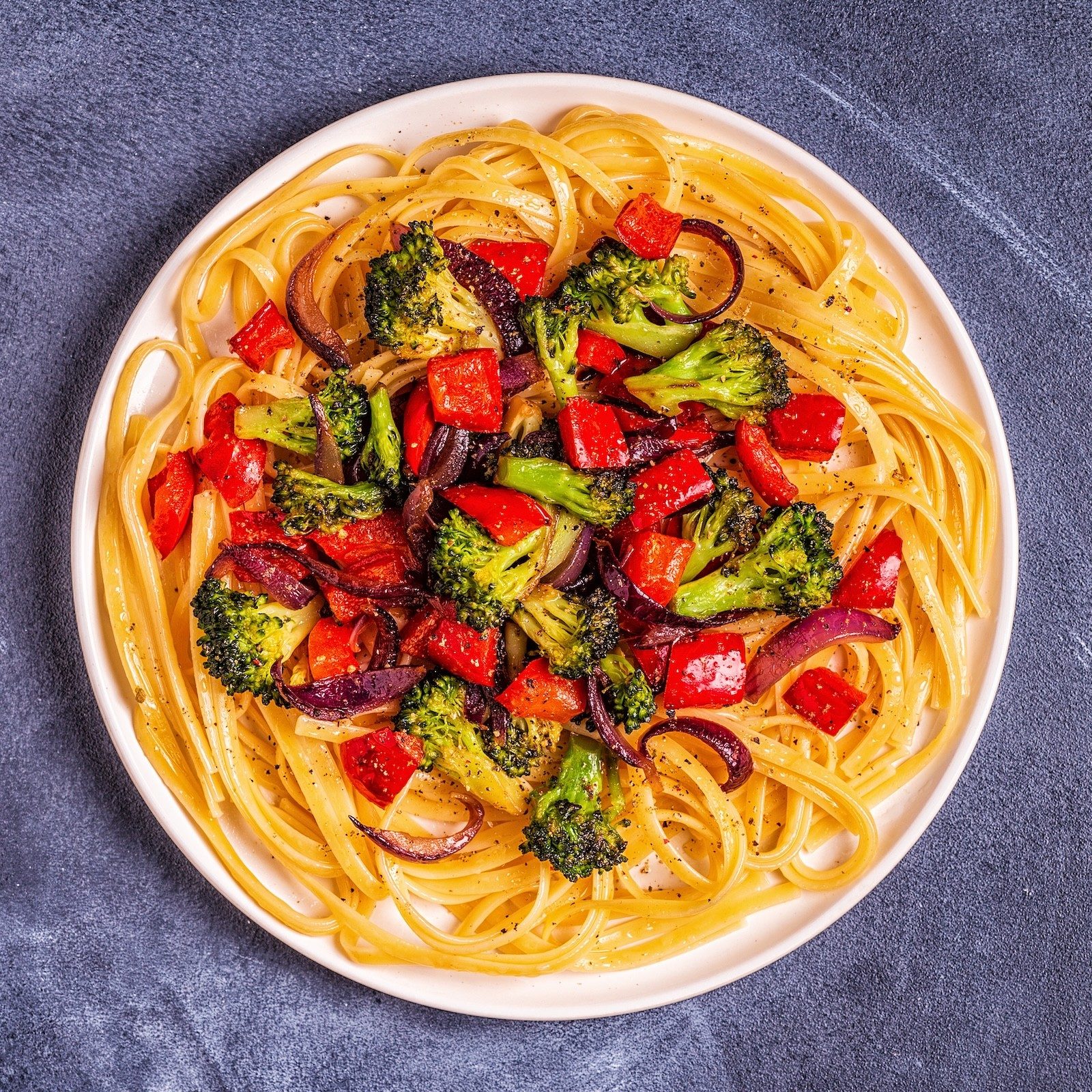 Veggie pasta.