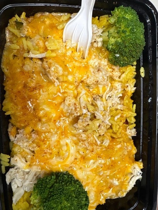 Crab pasta.