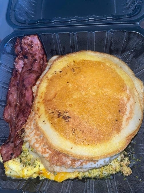 Pancakes platter.