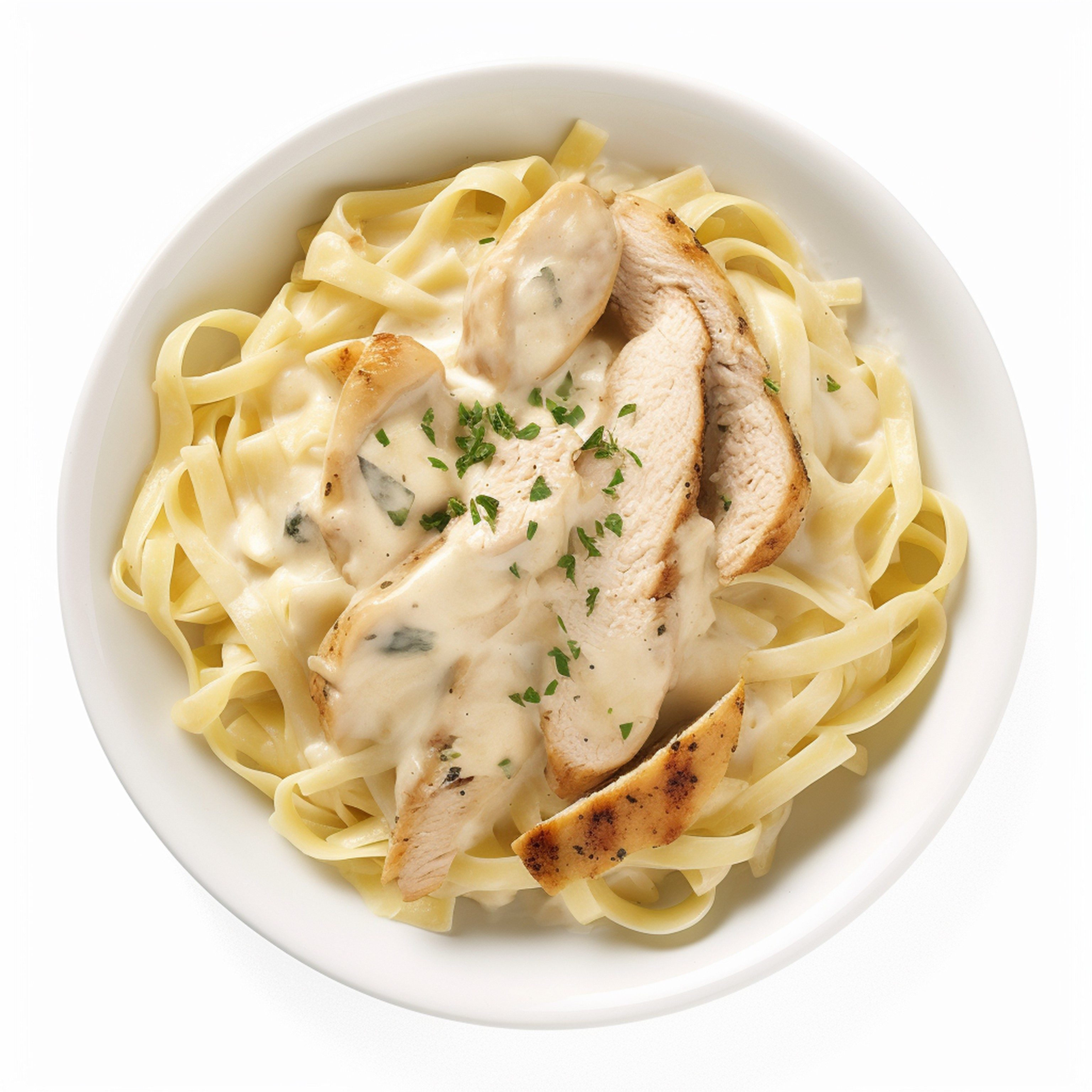 Chicken pasta.
