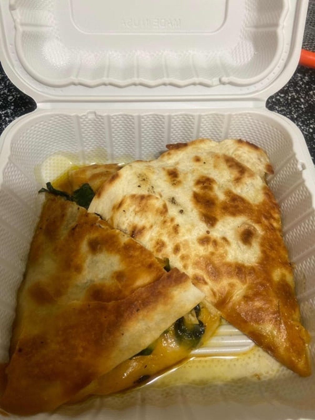 Jumbo veggie quesadillas