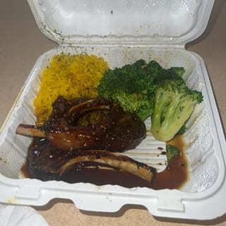 Lamb chop dinner