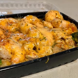 Chicken & shrimp pasta