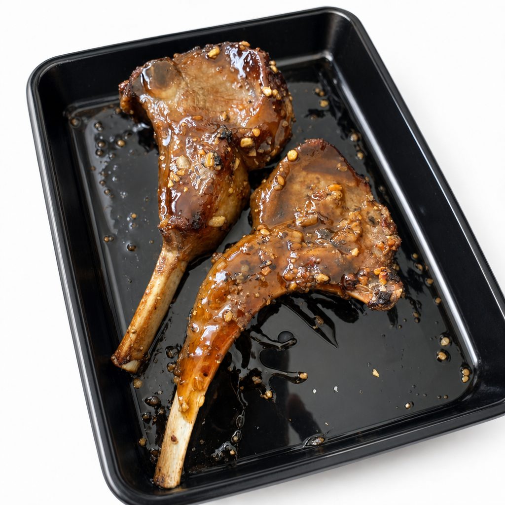 Single lamb chop.