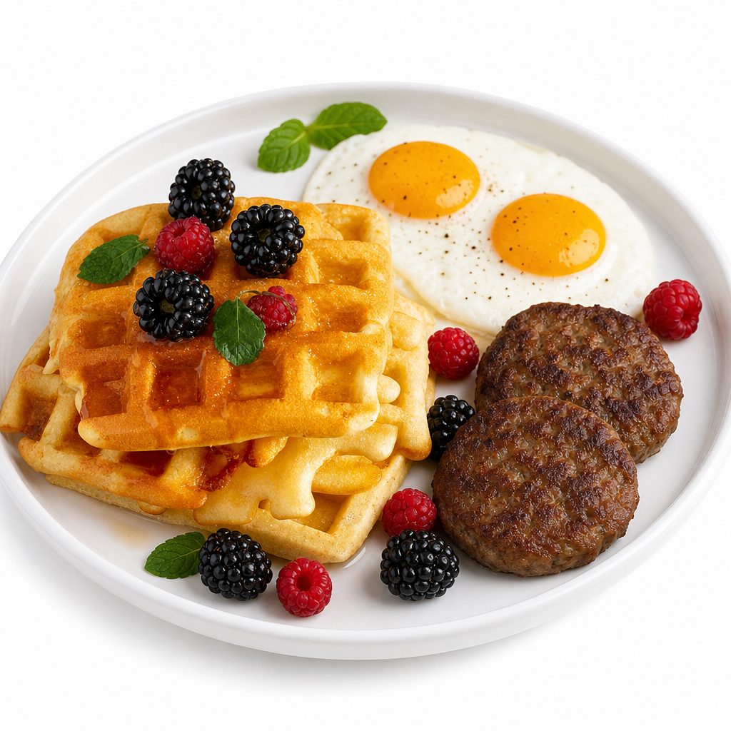 Waffles platter.