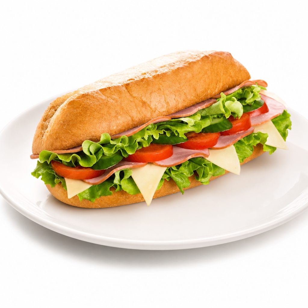 Classic breakfast sandwich.