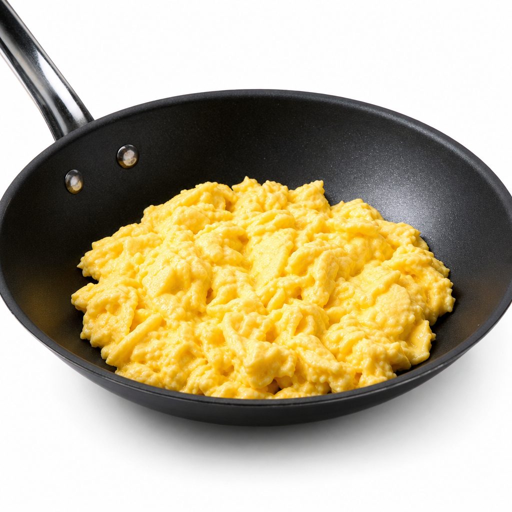 Scrambled eggs.