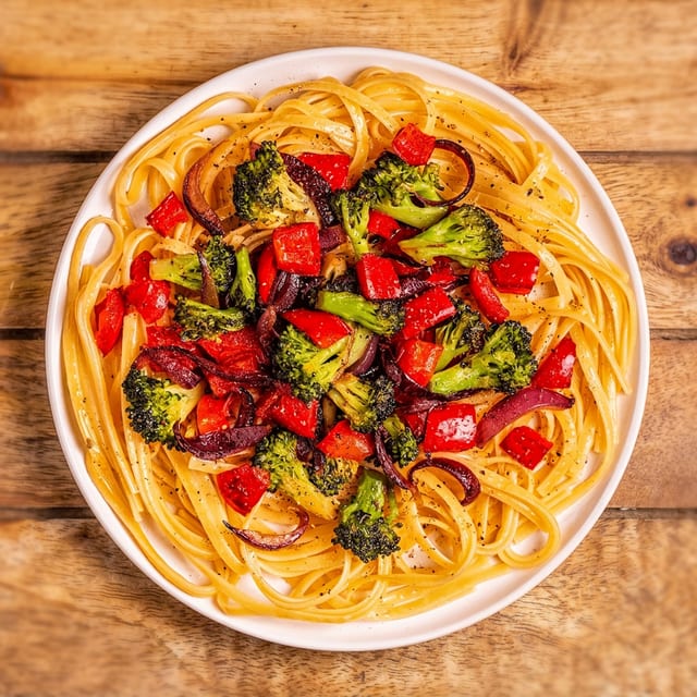 Veggie pasta.